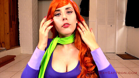 Cosplay pov, scooby doo parody, cum in mouth