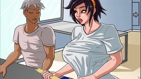 年上と若者, 手伝う, 巨乳  年上と若者, 手伝う, 巨乳