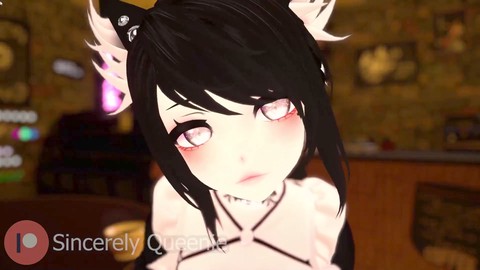 Seductive Neko mama's Milk Café - ASMR play - smooching - Purring and Licking Ears owo