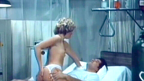 Classic porno, "Hot Nurses", features steamy handjobs and intense gonzo action!