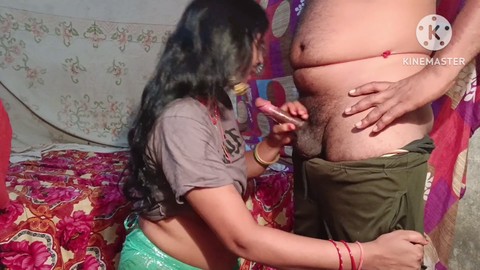 Pareja del norte de la India se dedica a una fiesta de sexo candente