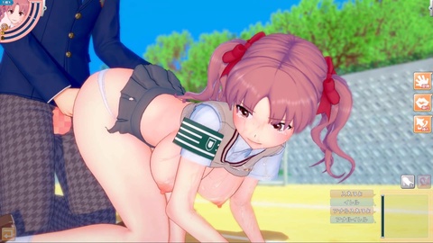 Experience the erotic 3DCG game Koikatsu with confident and busty Kuroko Shirai from A Certain Magical Index series!