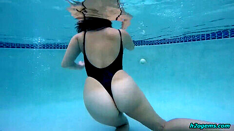 Swimming pool, scuba mask, bumpers