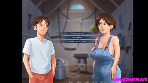 Video games sex, hentais, cartoon mom