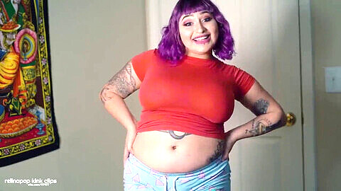 Big-boobs, tummy, weight-gain