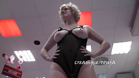 Theater long, theater creampie, exhibitionist top