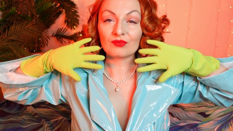 Rubber gloves, latex asmr, asmr gloves