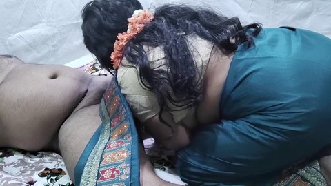 Amateur Indian housewife Gulabu_Gule gives a hot blowjob in the house