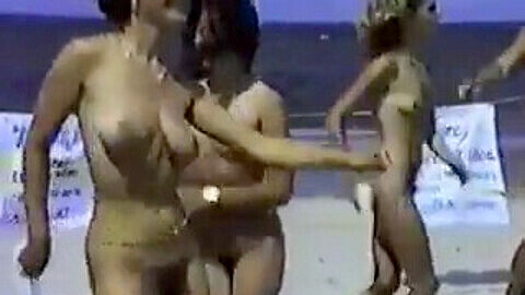 Retro nudist pageants, miss nude australia 1998, polonia beach