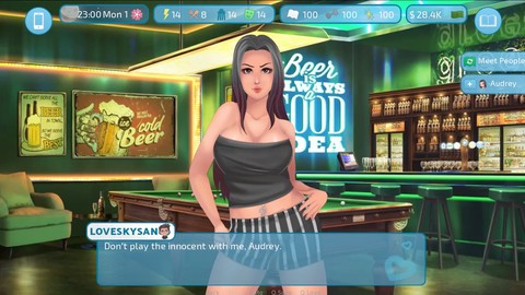 3d 애니, 섹스에 환장한, 움직이는