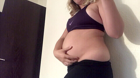 Lmbb belly stuffing, force feeding, pregnant belly
