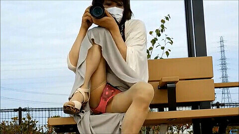 Shemalle, outdoor stockings, she-male