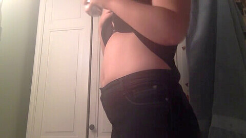 Inexperienced, bloated belly, food baby belly