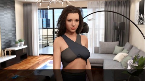 Jeu pour adultes torride mettant en scène une maman dans une aventure en point de vue