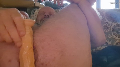 Webcam, middle-aged, anal masturbation