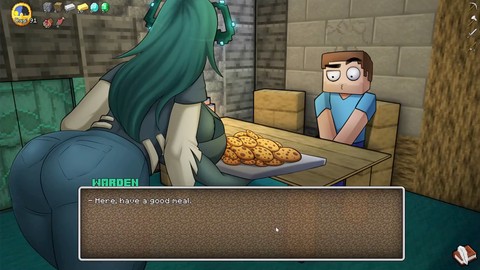 Getting off with a dildo featuring a cartoon celebrity in a wild parody