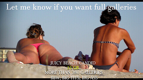 Voyeur beach bbw, nonne in bikini, candid feet