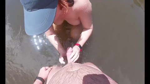 Steamy underwater sex adventure in the great outdoors