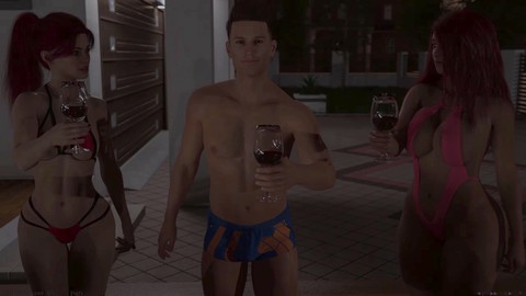 MissKitty2K spielt die Hauptrolle in der Episode 7 von "The Shrink R&R" - Poolparty-Geburtstagsfeier - nur für Erwachsene