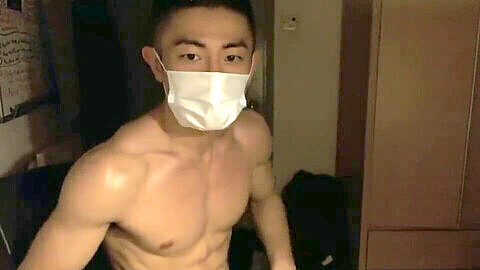 Bodegs6, chinese muscle man, masked asian jock webcam