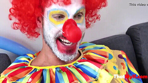 Clown, gibby the clown, is month video