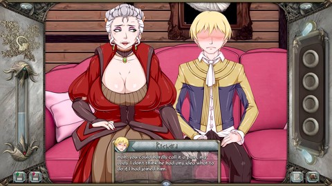 Sensual gameplay in Divimera adult visual novel with enthusiastic dick riding scenes