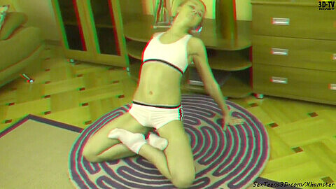 Teen (18+) tube, flexible girl, three dimensional
