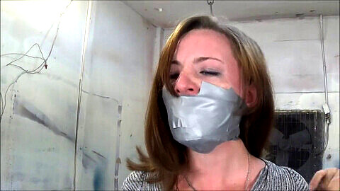Duct tape breathplay, duct tape mouth nose, duct tape suffocation