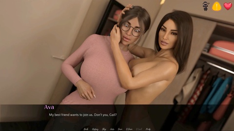 #45 Besties and Lovers at The Office in MissKitty2K's Animated Hentai