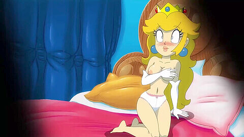 Princess peach bowsette, naked peach, princess peach game