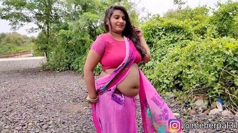 Wife saree, big tits close up, asian