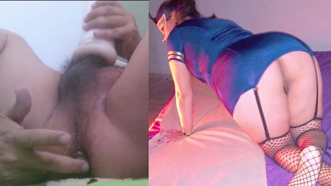 ¡Cachonda MILF disfruta del juego anal con estimulación del ano masculino, fleshlight y fotos explícitas!