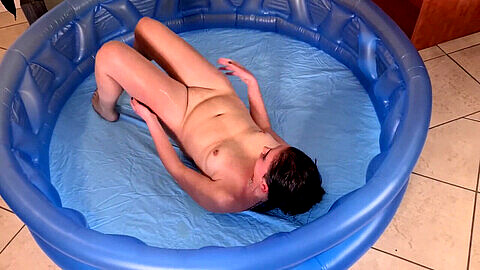 Inflatable pool, inflatable, irina bbw pee