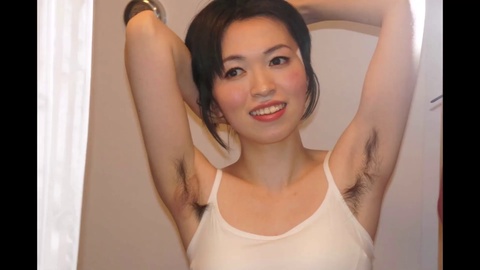 Showing love for hairy armpits on brunettes and asians