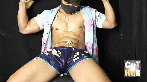Muscle cumcontrol, muscle handjob handsome, asian muscle hunk ch