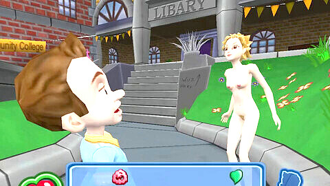 Video game, small tits, adult