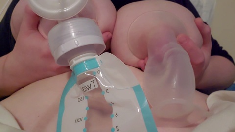 Breast pump, nurses breast milk, lactating milk