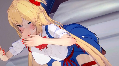 Akai Hato stürzt sich in eine wilde Flirtorgie - Virtual YouTuber Anime-Pornosensation!