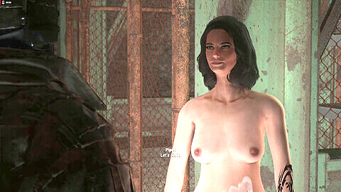 Wilde Dreier-Action mit Piper, Cait und Valkyrie in Fallout 4, ohne Curie.