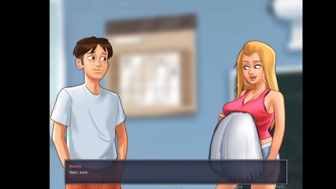 Cartoon movie, cartoon mom, amazing boobs