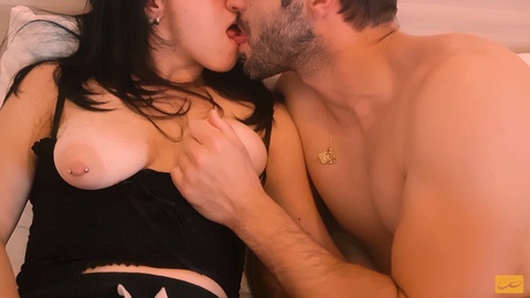 Romantic orgasm, exxxtrasmall, hot kissing couple