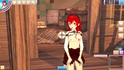 Uncensored hentai, ginger-haired, 3d