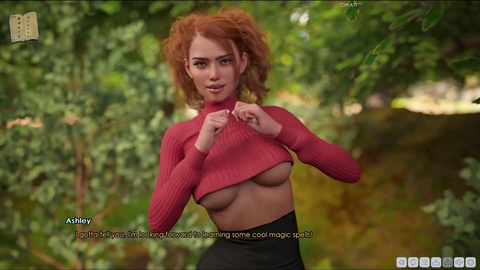 Game walkthrough, redhead big tits, visual novel