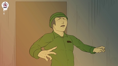 Солдат, анимационное порно, мультфильм