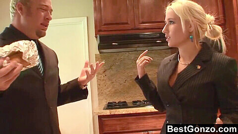 Boss Sammie Spades needs to unwind with a busty blonde before his important meeting