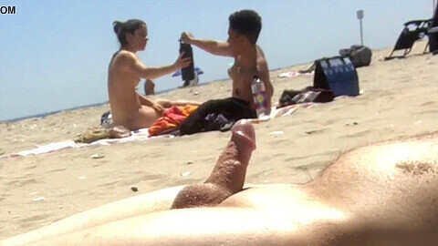 Goa beach massage, voyeur toilettes publiques, nude beach spycam