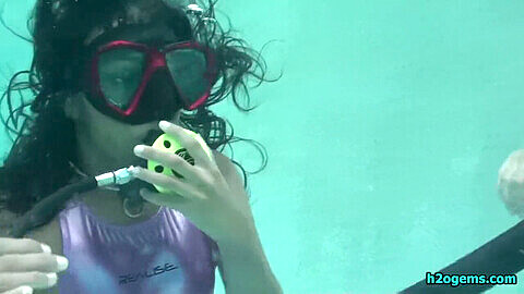 Underwater breathplay, breathplay plastic bag, jap time stop underwater