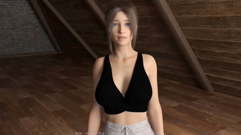 Porn game, fellatio, 3d game