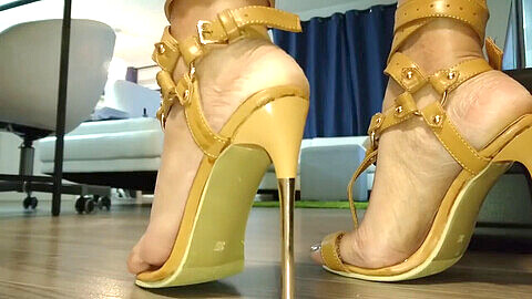 Luxurious high heel sandals