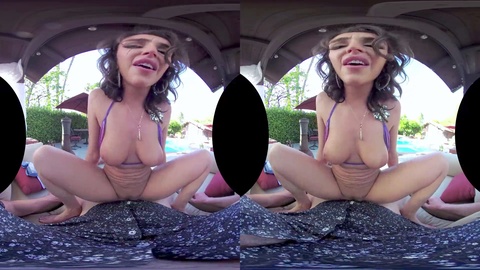 Christina Cinn's Big Tits Boned Outdoors in VRHUSH POV